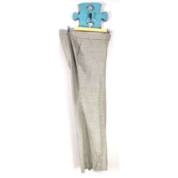 Talbots Signature Flare Black White Womens Wool Trouser Pants Size 10 - Picture 2 of 12